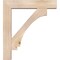 Ekena Millwork Imperial Block Smooth Bracket w/ Offset Brace, Douglas Fir, 7 1/2"W x 36"D x 40"H BKT0806X36X40IMP05SDF - alternate 4